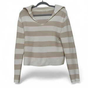 Striped knitted top